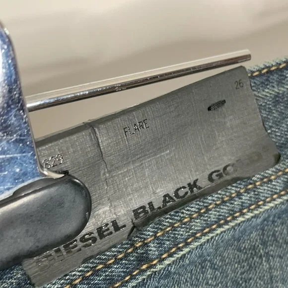 Diesel Black Gold 1829 Flared Slit Jeans - Picture 10 of 15